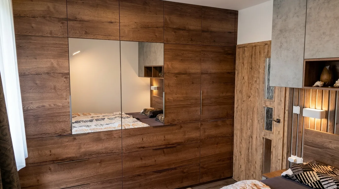 Vestavná skříň na míru – realizace 53 – Martin Kučera truhlář